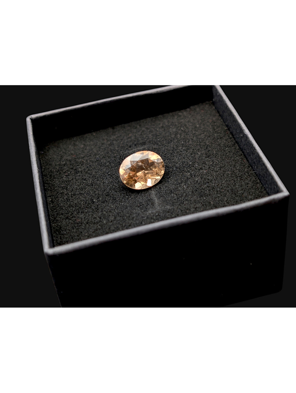 Oval Cut 2.5 Carat Genuine Imperial Topaz Loose Gemstone